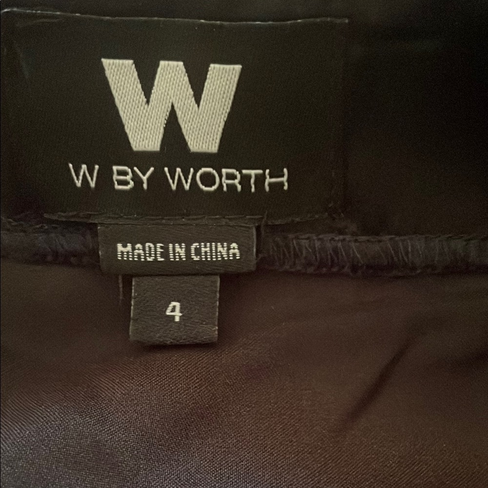W By Worth Navy and White Geometric Dress - Picture 13 of 15
